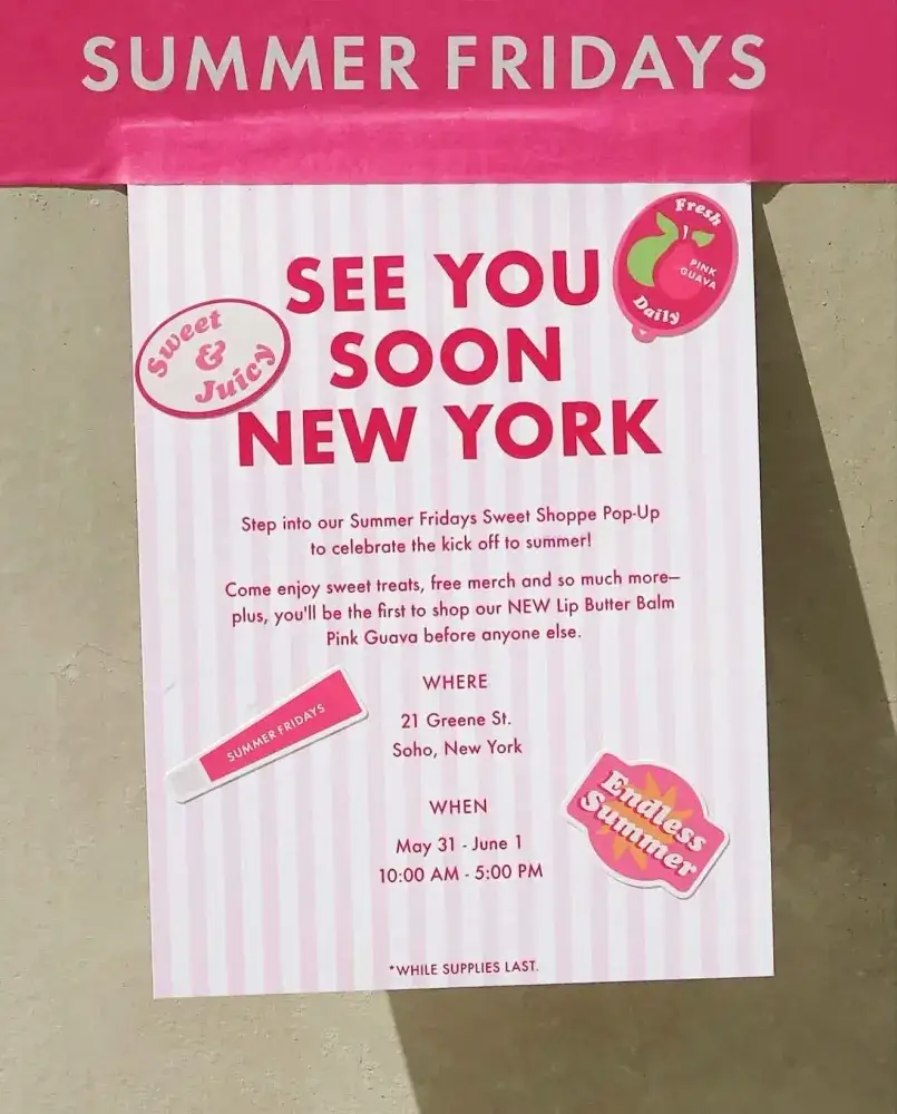 Summer Fridays Sweet Shoppe Pop-Up