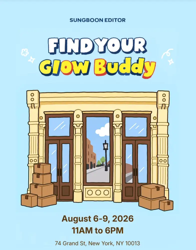 Sungboon Editor Glow Buddy Pop-Up