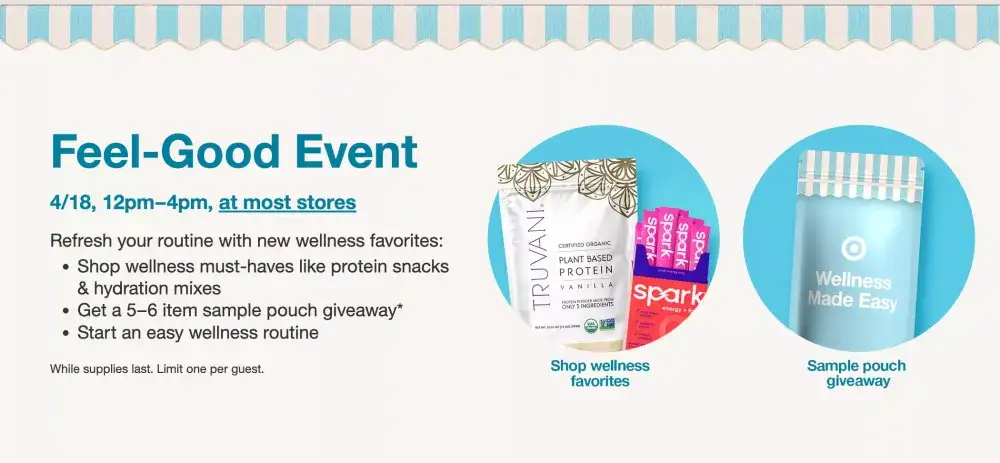 Target Feel-Good Event