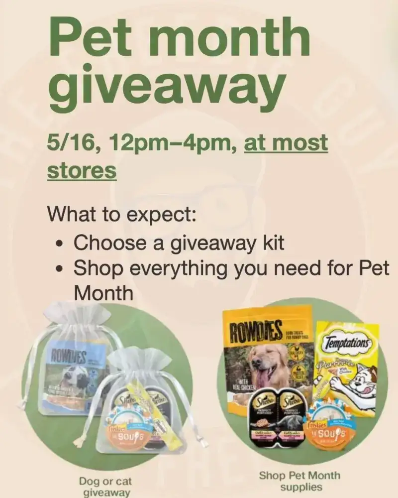 Target Pet Month Giveaway