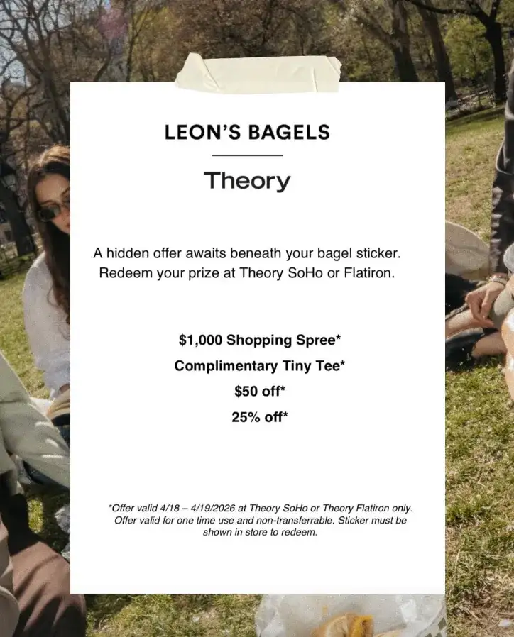 Theory x Leon's Bagels