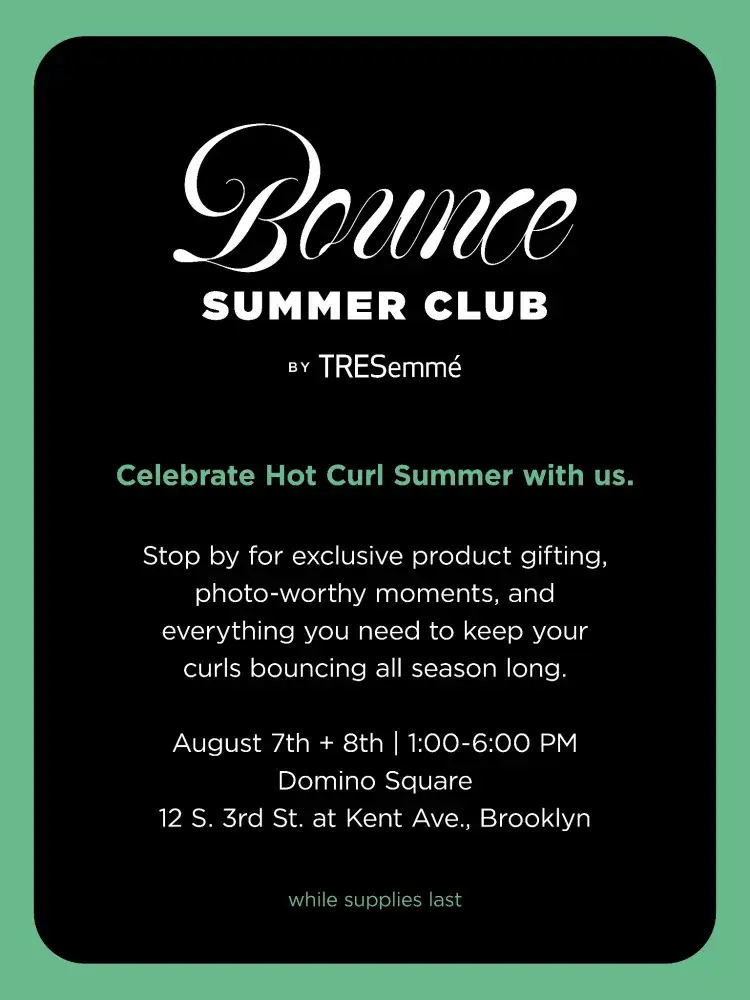 TRESemmé Bounce Summer Club