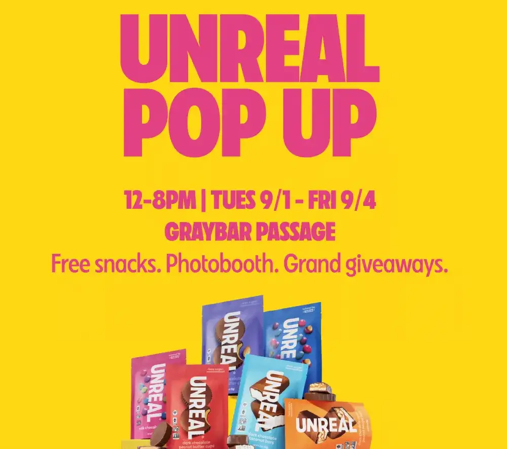 UNREAL Snacks Pop-Up