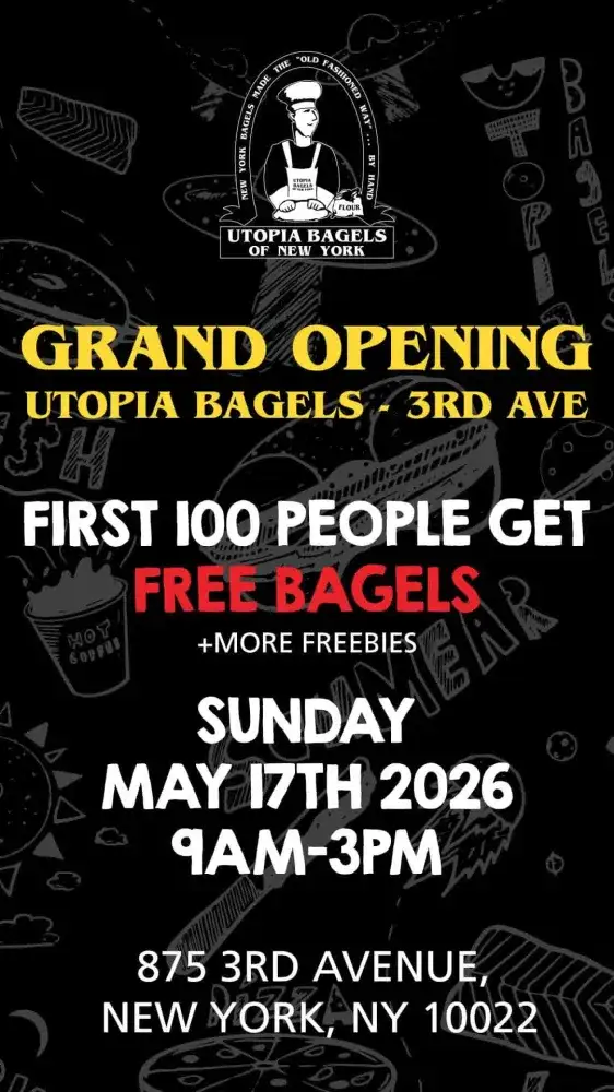 Utopia Bagels Midtown East Grand Opening
