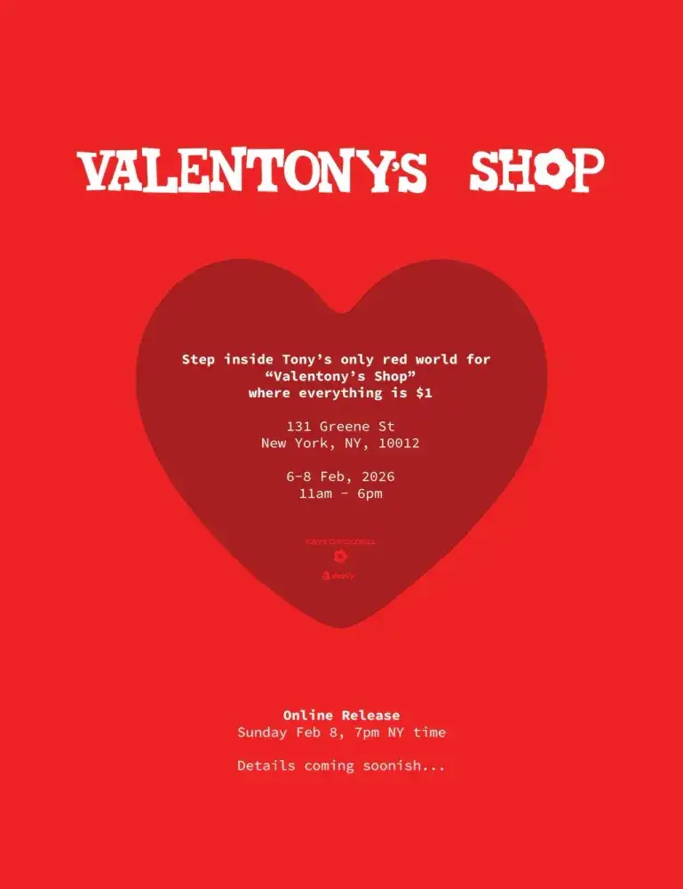 Valentony's Shop: Cj Hendry x Tony’s Chocolonely
