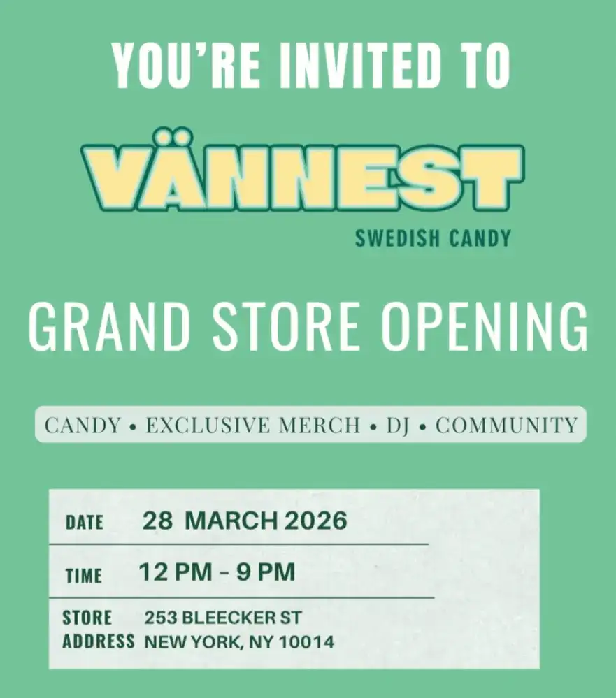 Vannest Swedish Candy Grand Opening