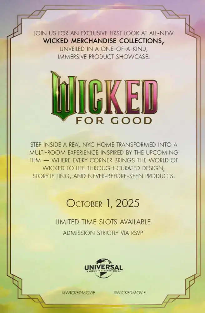 Wicked: For Good NYC Immersive Showcase