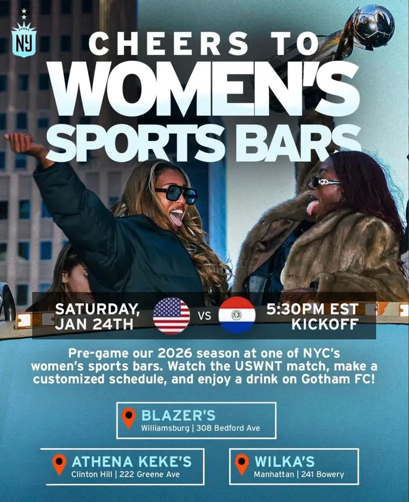 USWNT match at Womens Sports Bars