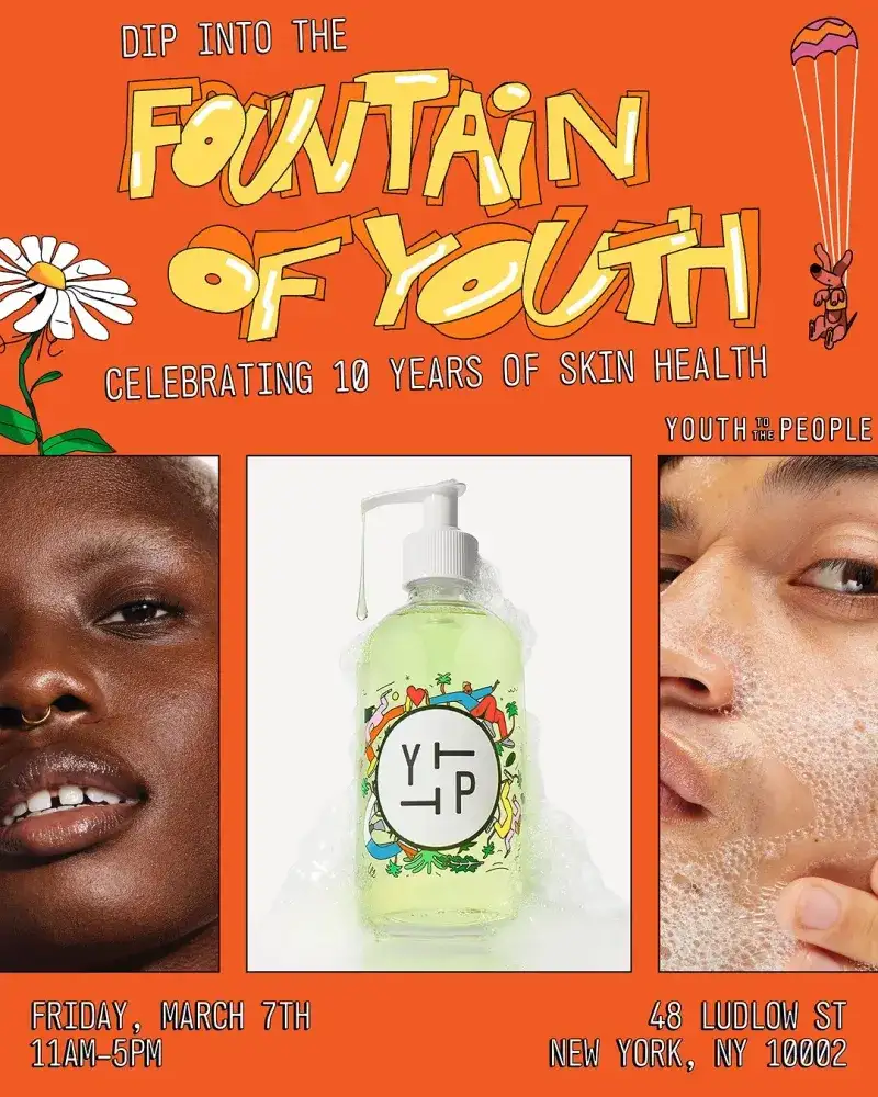 Youth to the People Fountain Of Youth Pop-Up