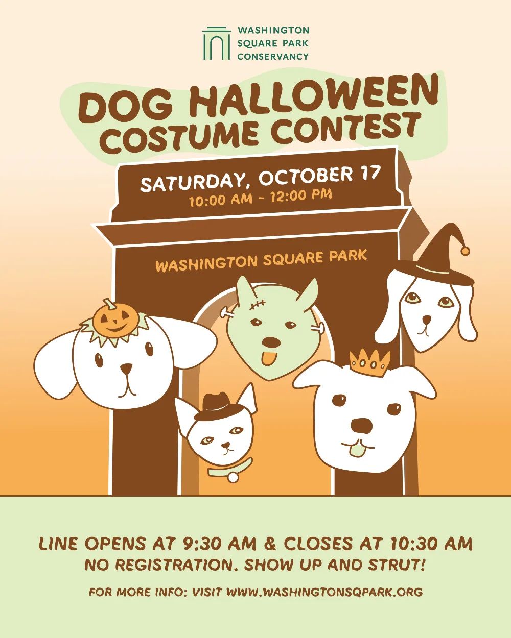 Washington Square Park Halloween Dog Parade