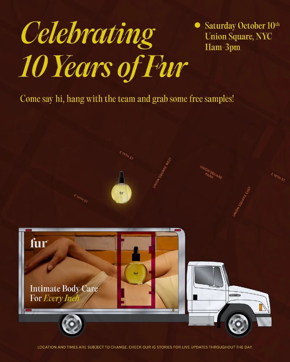 10 Years of Fur - Truck Pop-Up