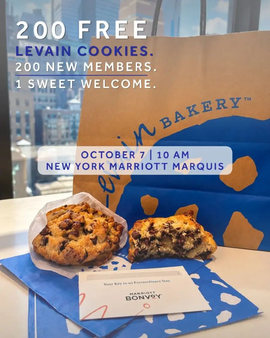 Levain Bakery x Marriott Marquis
