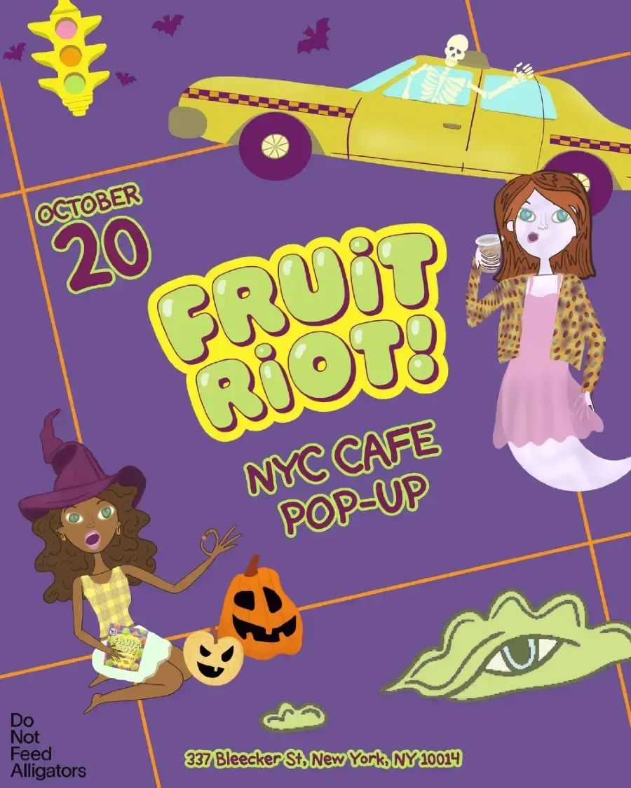 Fruit Riot NYC Cafe Pop-Up