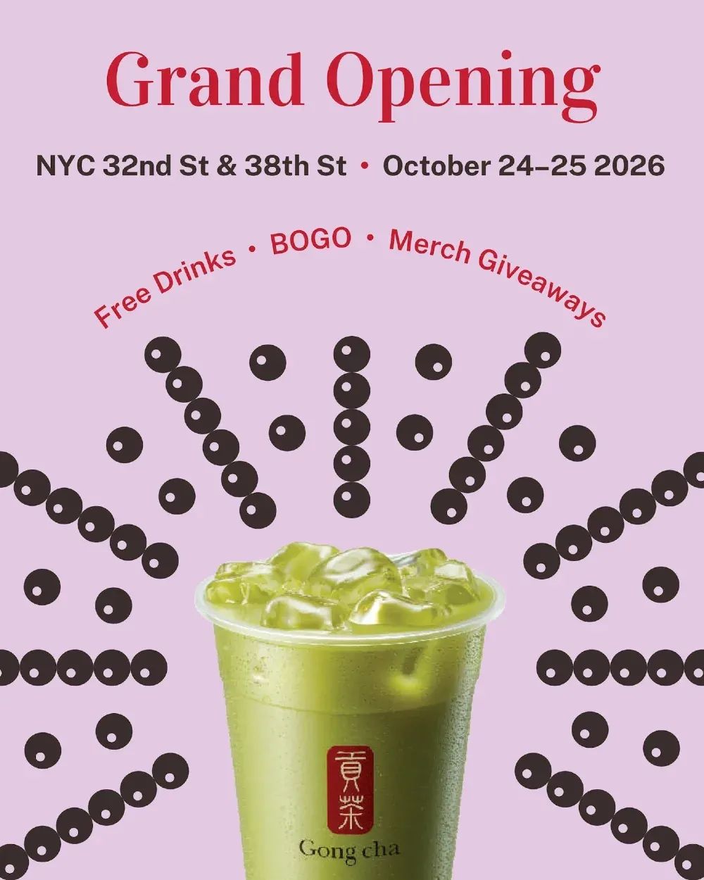 Gong Cha Grand Opening