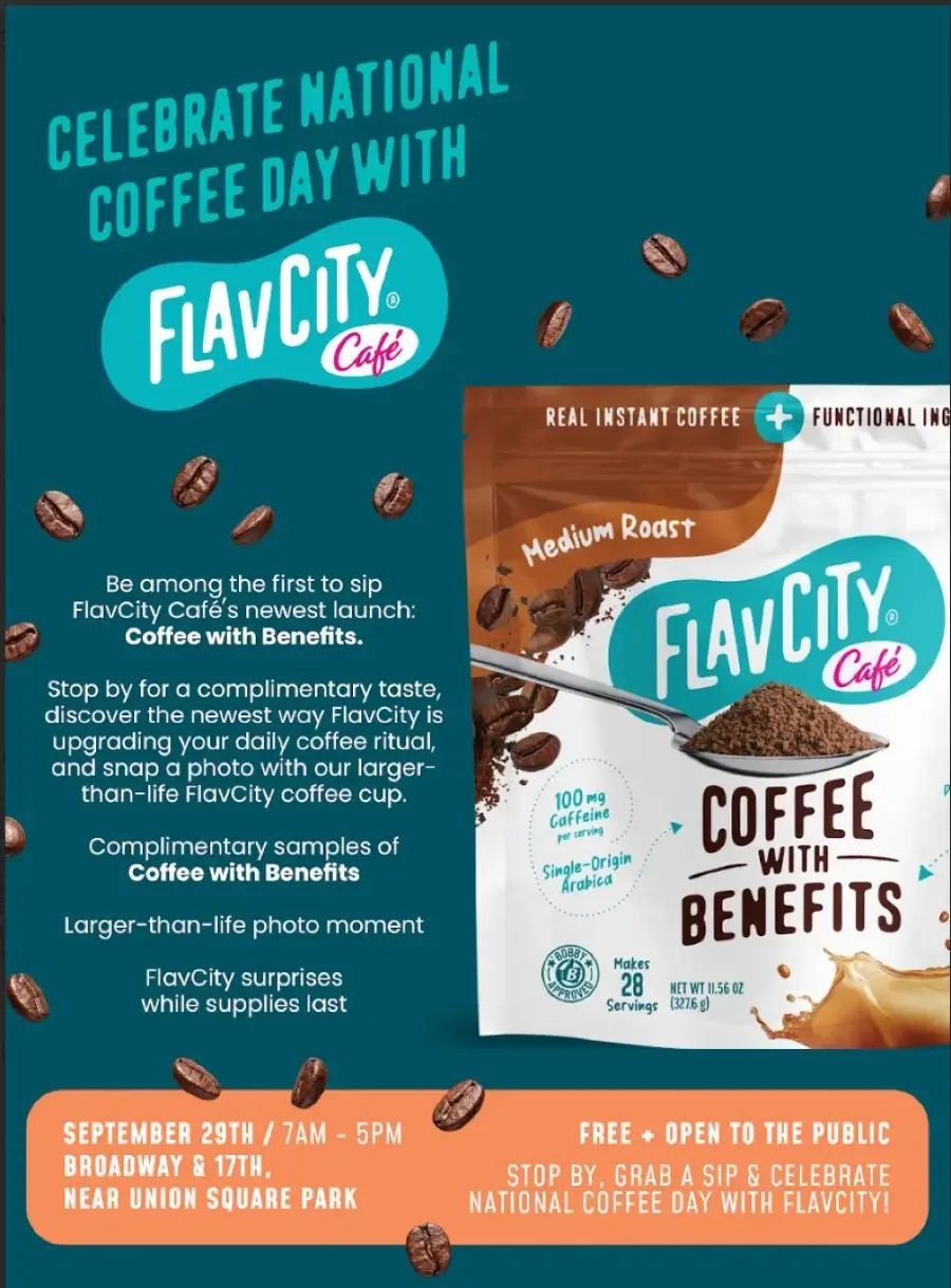 National Coffee Day with Flavcity