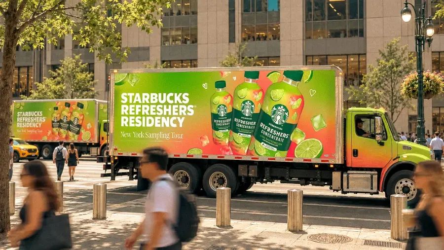 Starbucks Refresher Residency NYC Sampling Tour
