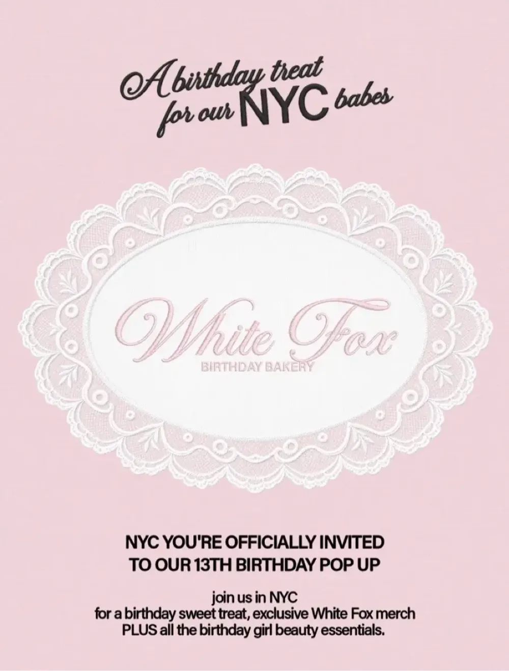White Fox Birthday Bakery