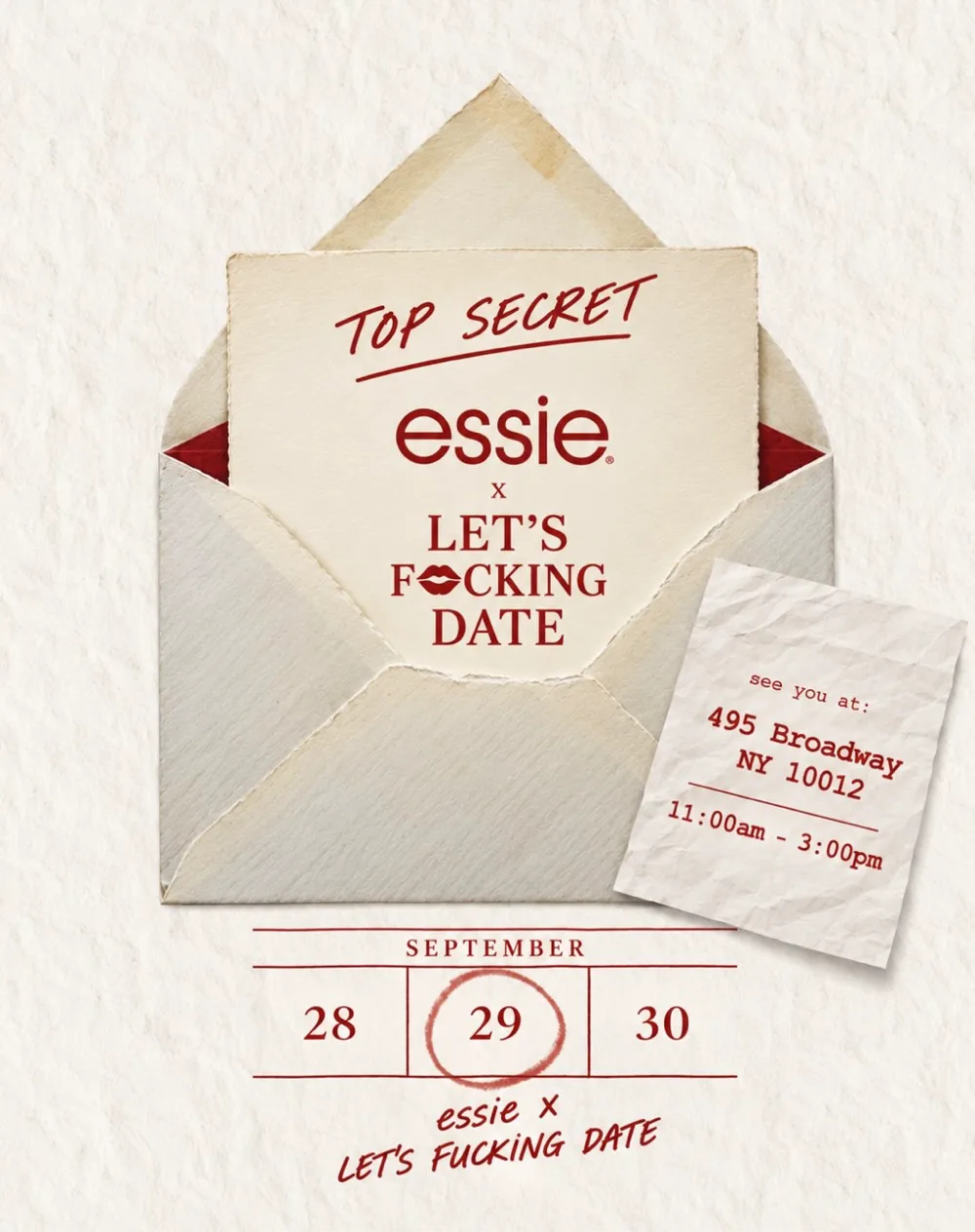 Essie x Let’s Fucking Date