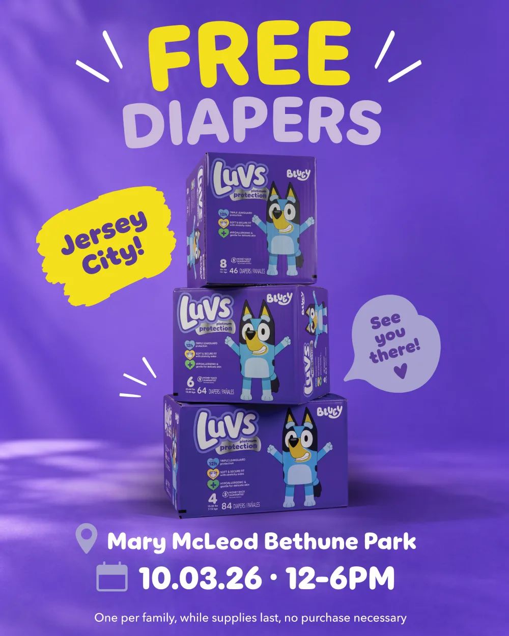 FREE DIAPERS: Luvs Billboard