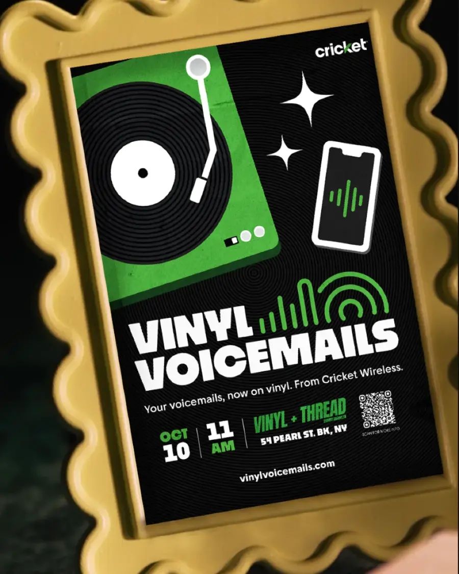 Vinyl Voicemails from Cricket Wireless