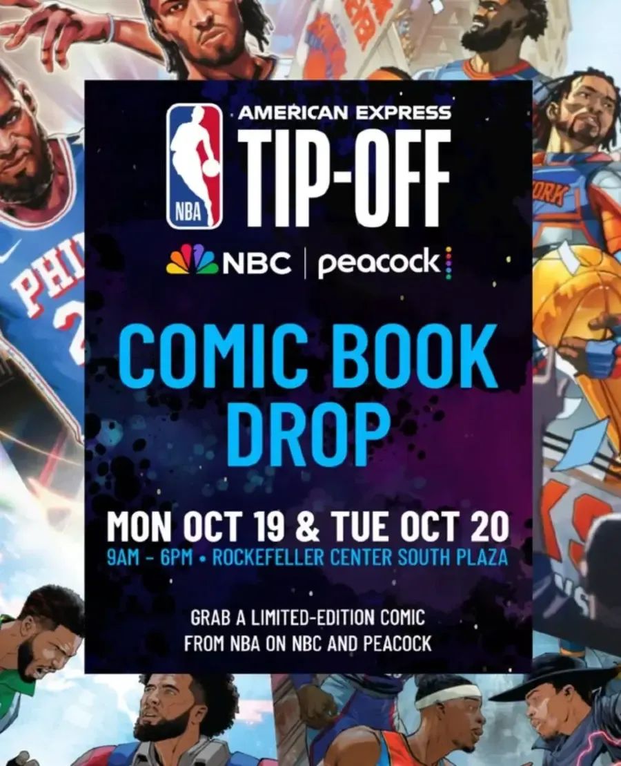 NBA Tip-Off Comic Book Drop
