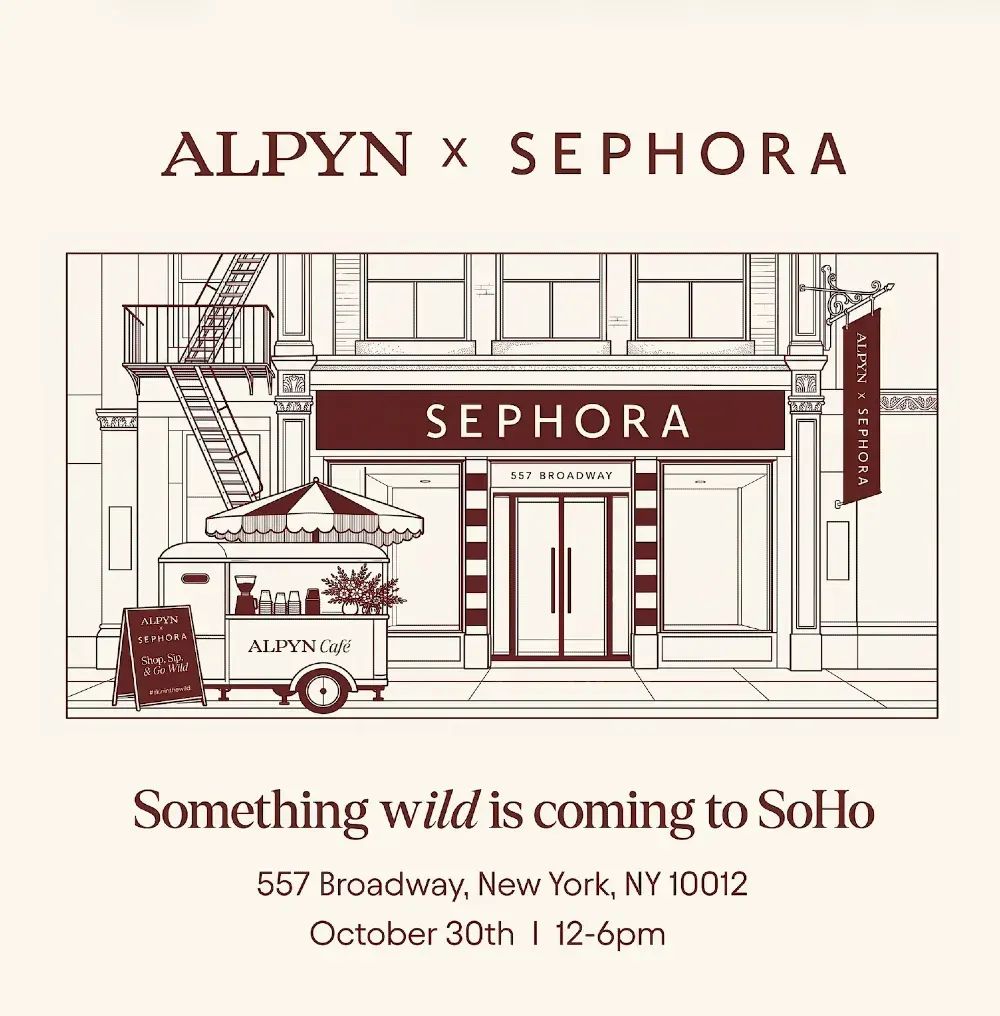 Shop, Sip & Go Wild With Alpyn at Sephora SoHo