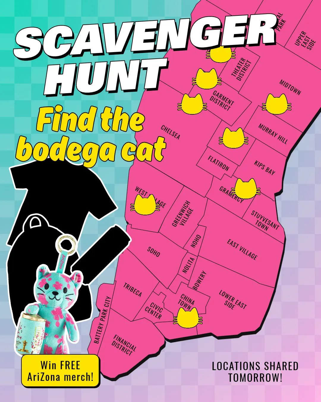 AriZona Bodega Cat Scavenger Hunt